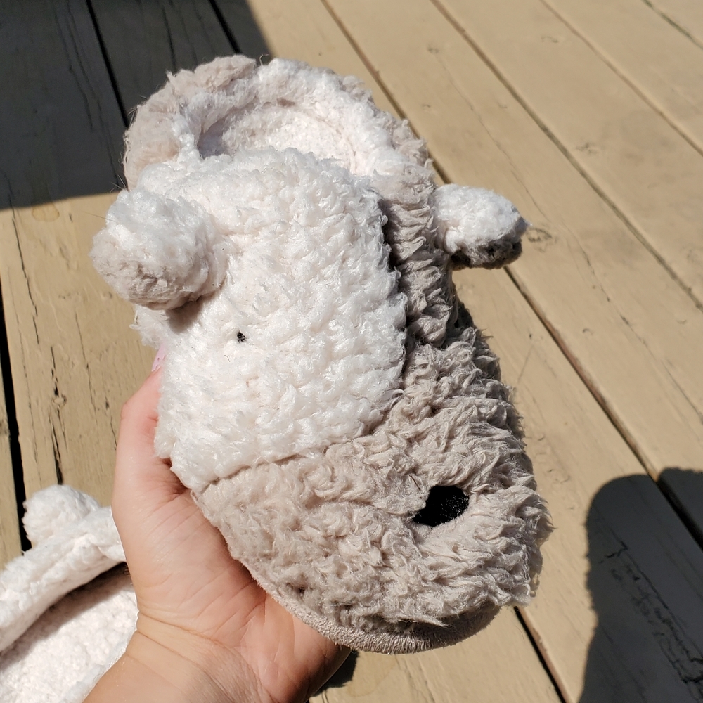 super soft lamb slippers kid's size L/XL